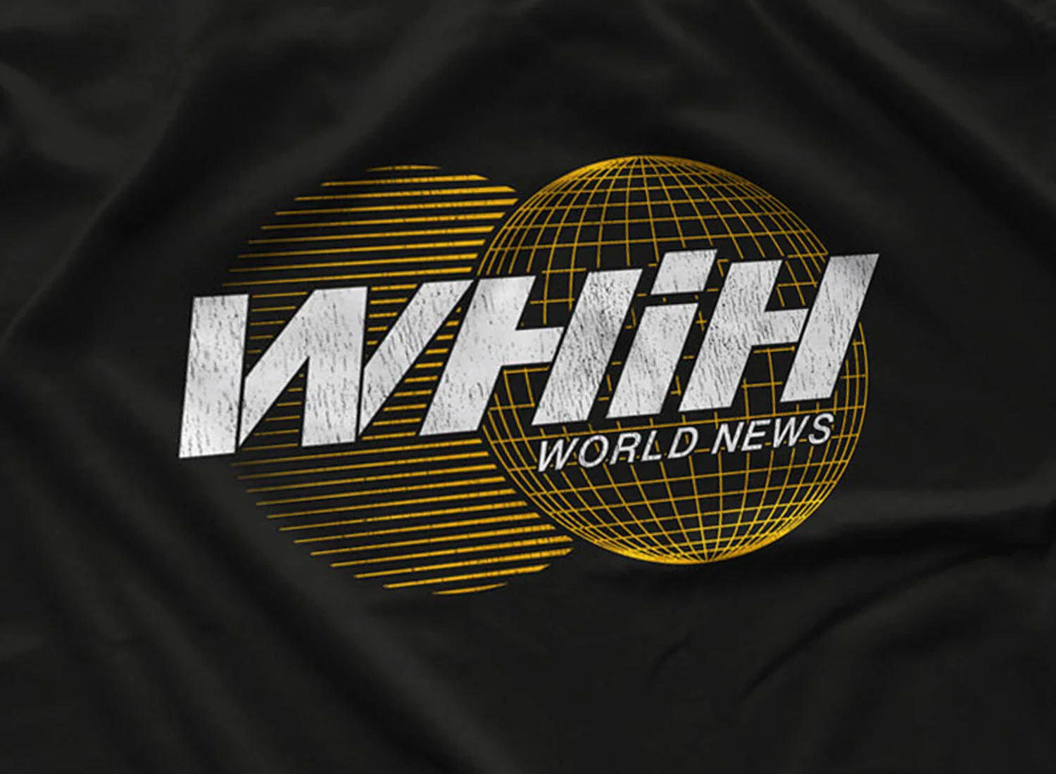 WHIH World News T-Shirt, Iron Man 2 Inspired, film shirts, obscure t-shirts, movie t-shirts, subtle geek shirts, shirts from movies, inspired tees, film clothing