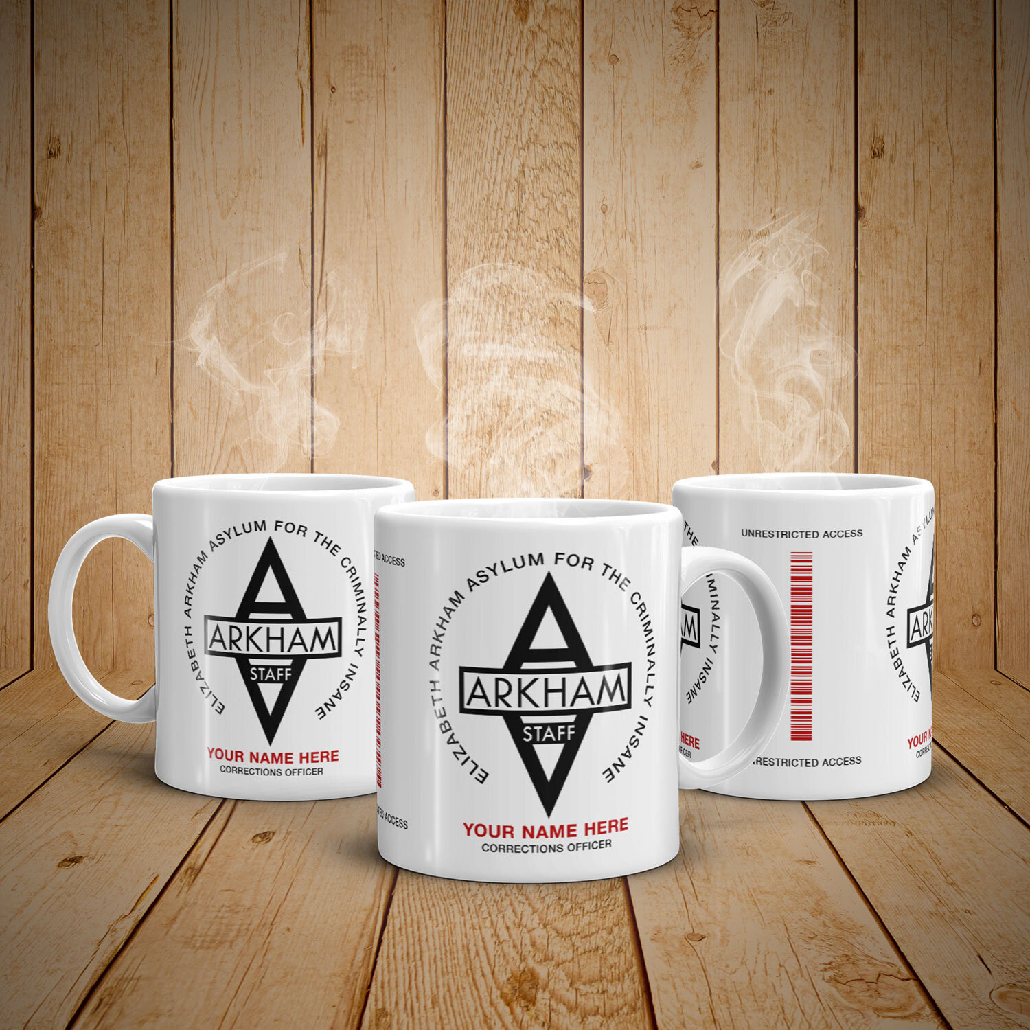 Coffee Mug Tea Mug Arkham Asylum inspired 