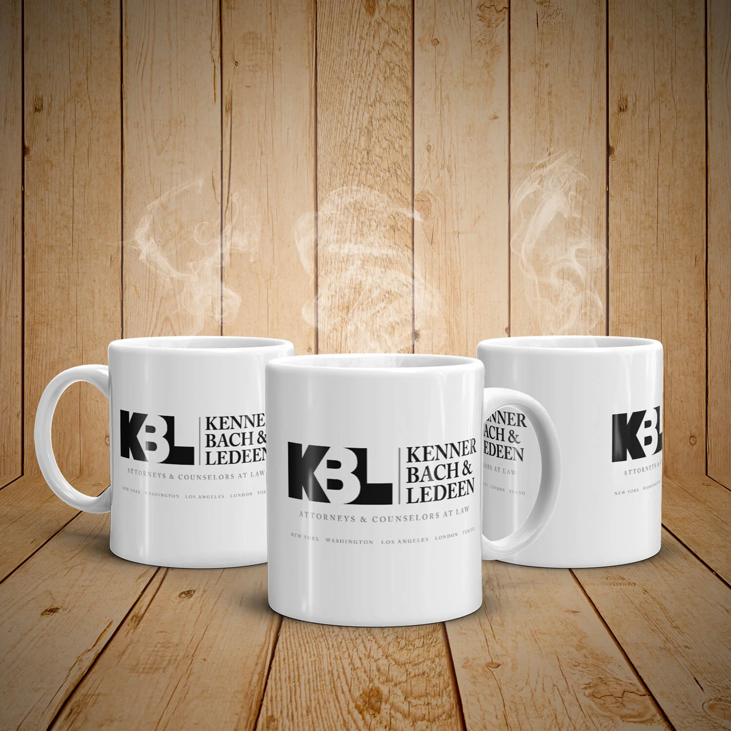 Kenner, Bach & Ledeen Mug White Michael Clayton Coffee Mug $21.99 incl shipping