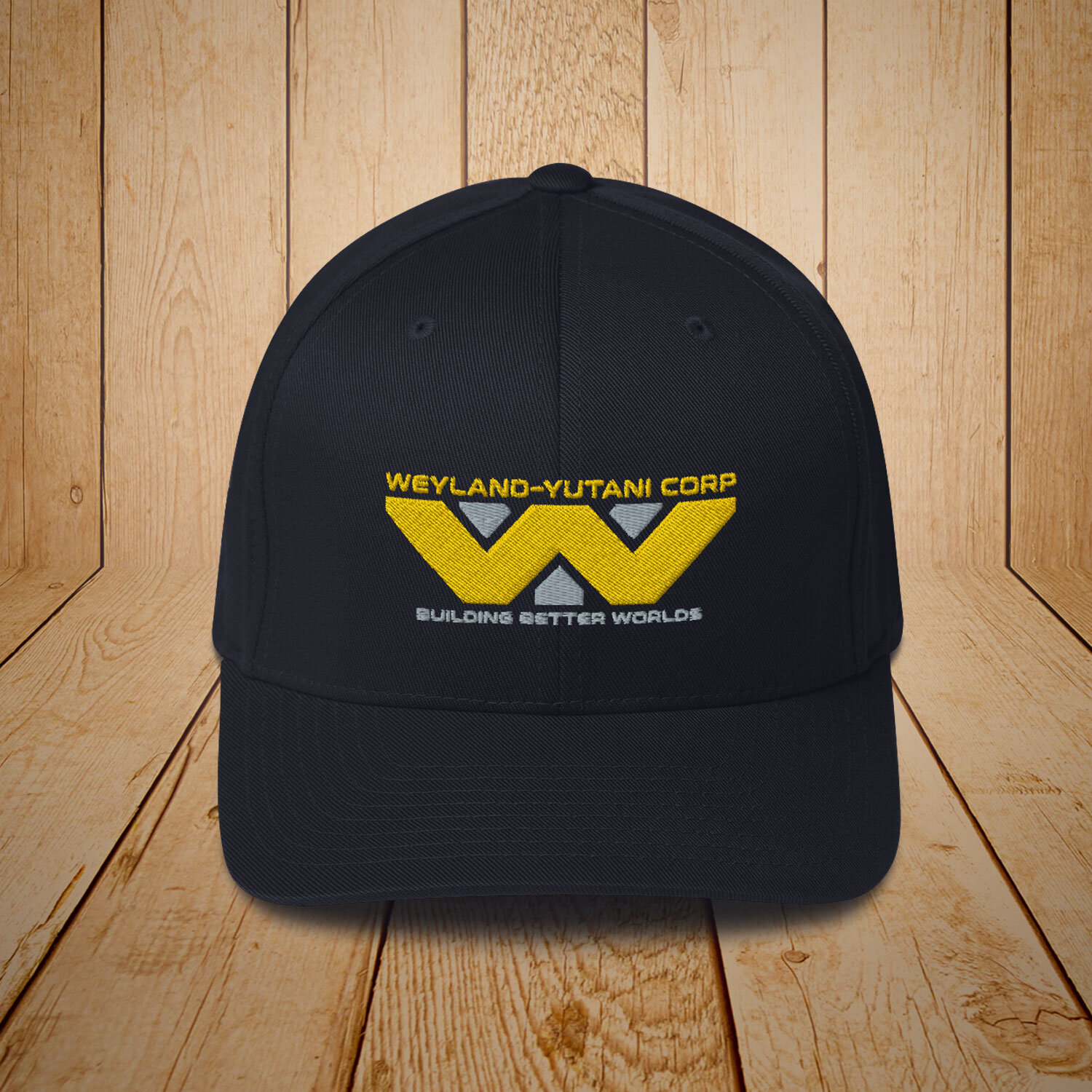 ALIEN Movie Weyland Yutani Corp Patch Sci-Fi Yellow Green Snapback Cap Hat 