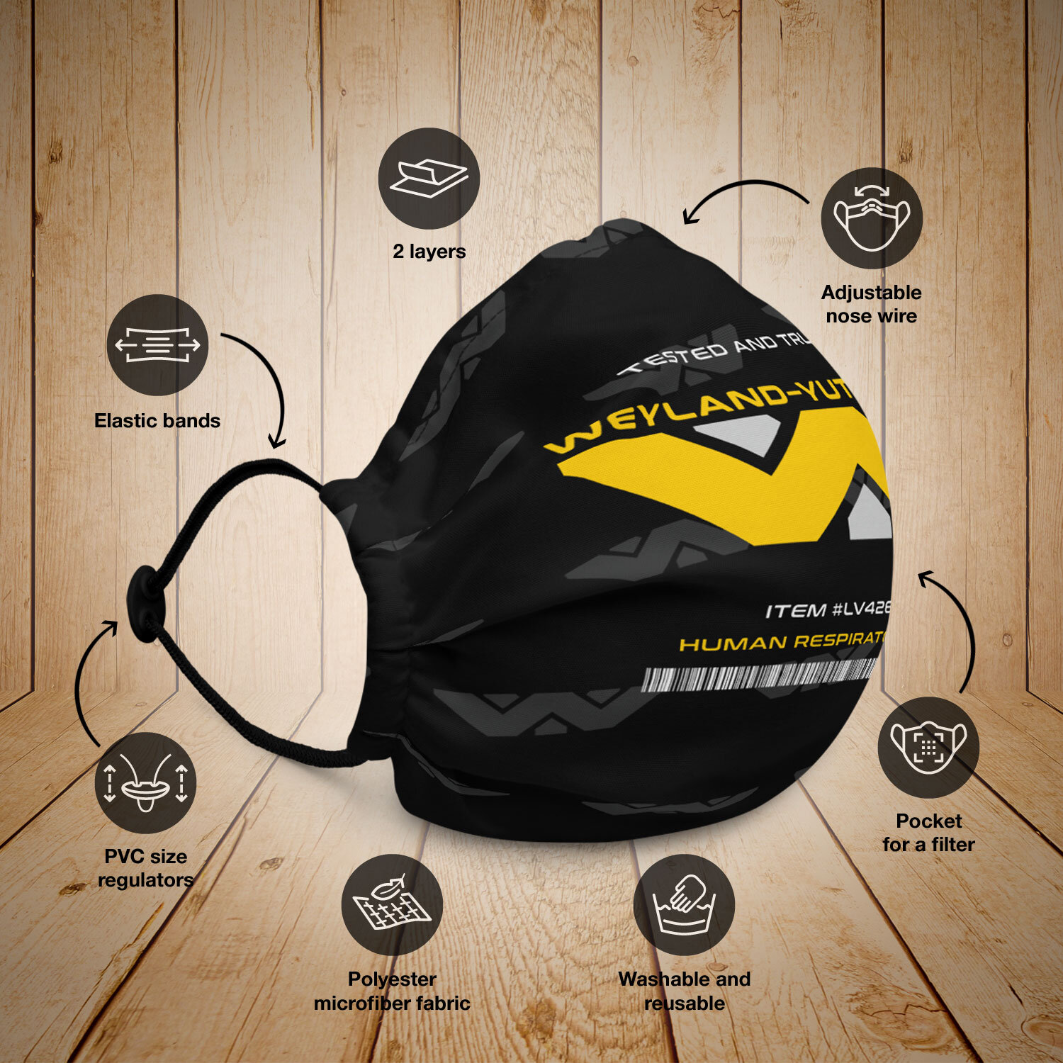 Weyland Yutani Face Cover