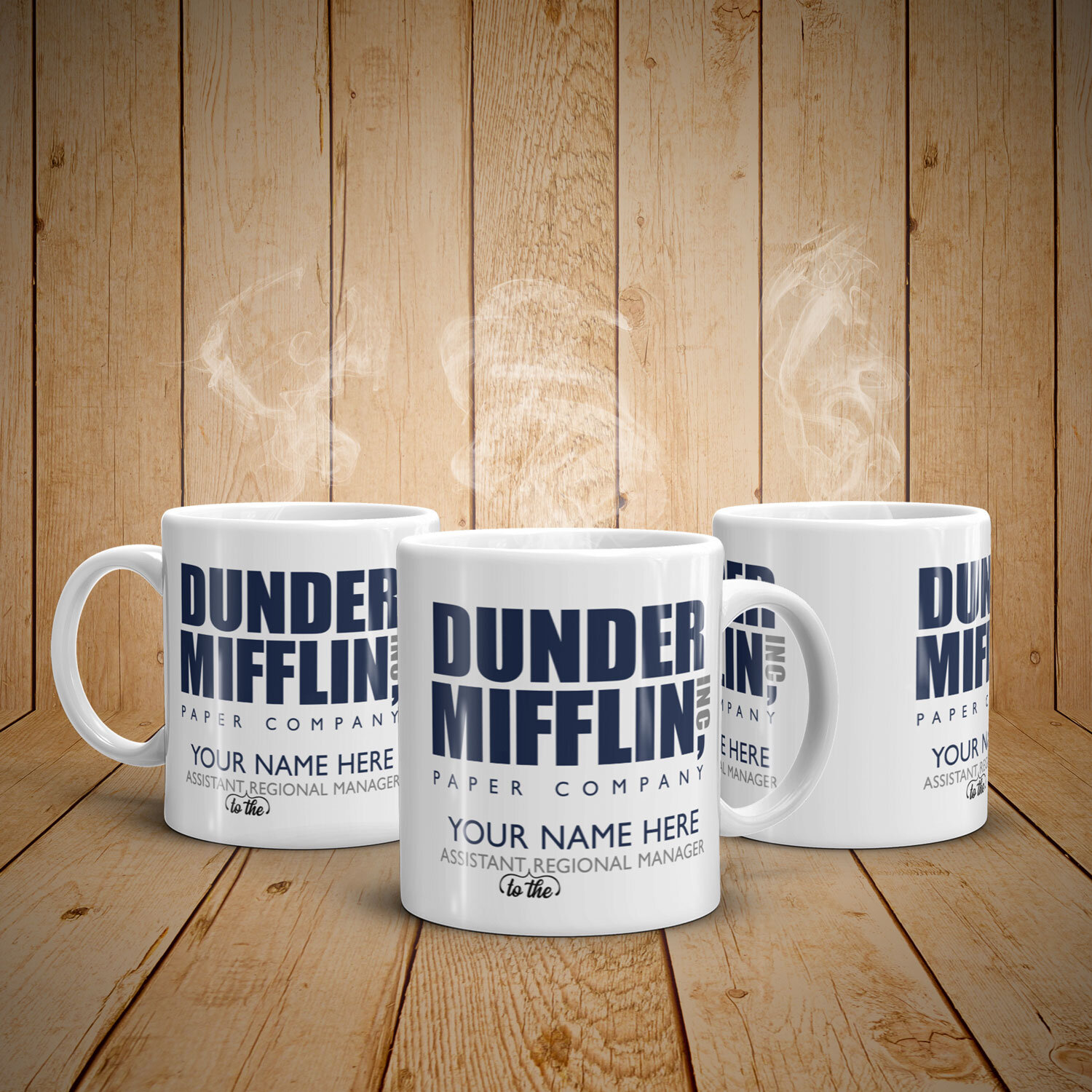 Customizable Dunder Mifflin Mug inspired by The Office - Mugs — MoviTees
