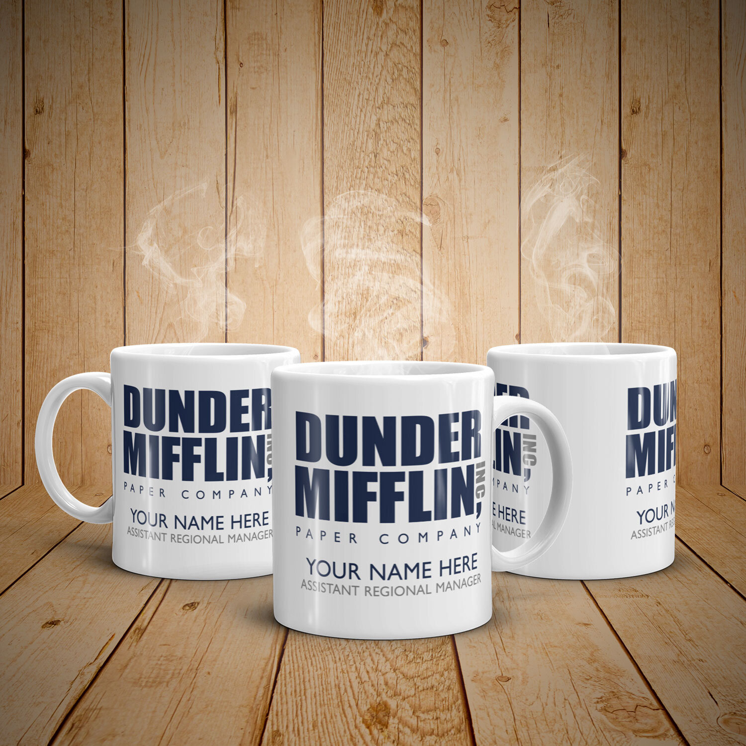 The Office Dunder Mifflin Black Mug