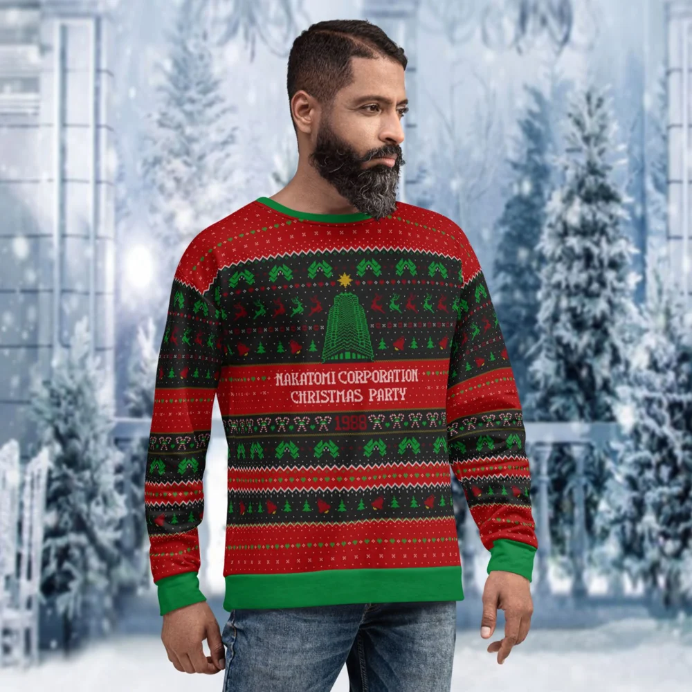 Nakatomi Corporation Christmas Party 1988 Ugly Sweater inspired