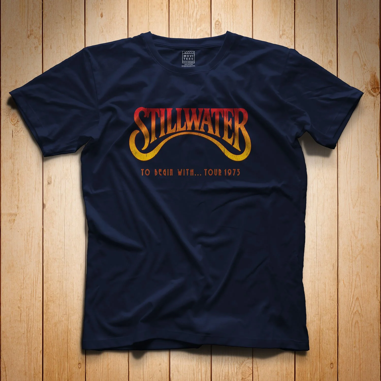 Stillwater T-Shirt in color Navy Blue, the movie Almost Famous Inspired T-shirt in sizes Small to 5XL from $21.49 with free shipping.