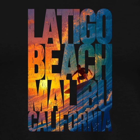 Latigo Beach T-Shirt inspired by Point Break - Regular T-Shirt