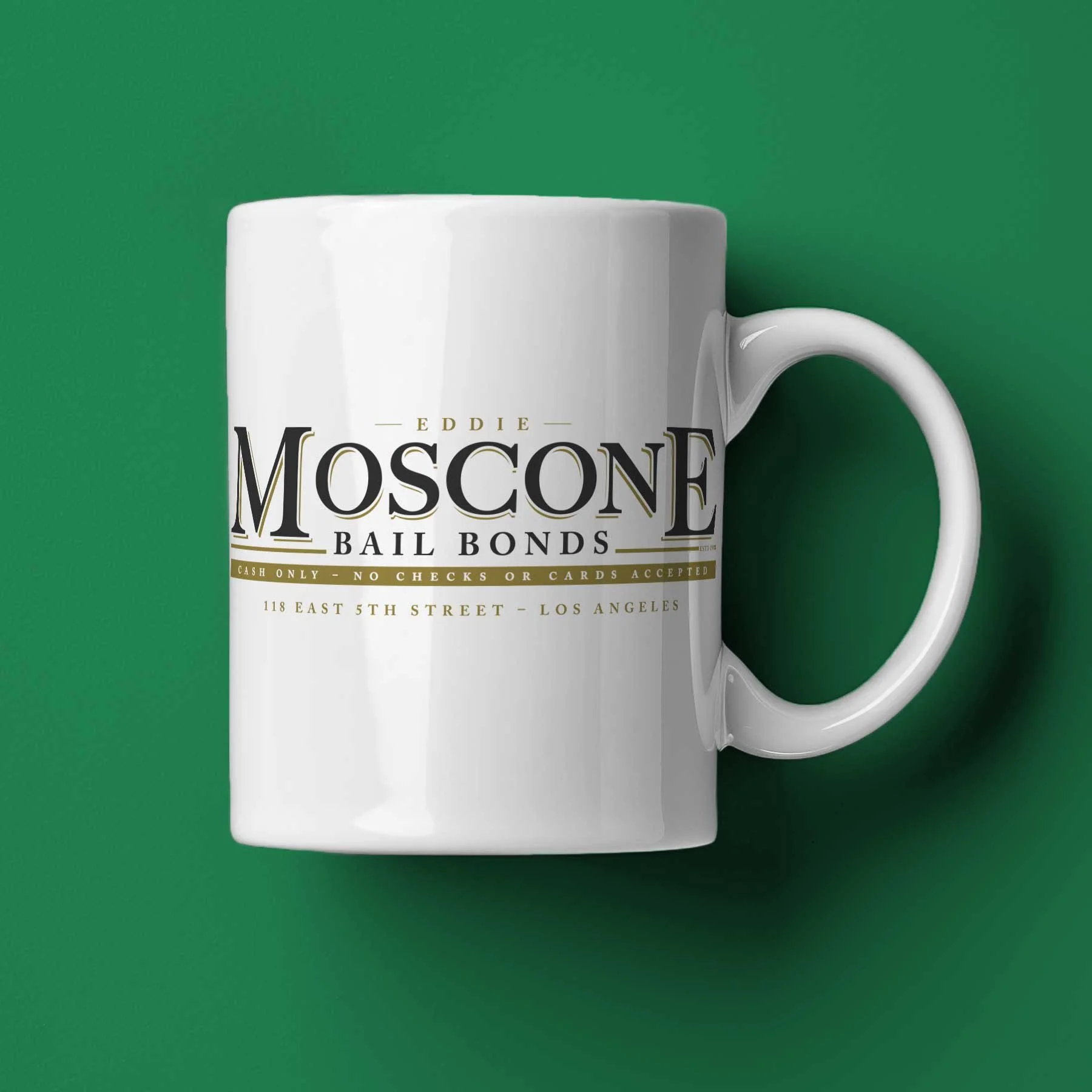 Moscone Bail Bonds Mug inspired by Midnight Run - Mugs