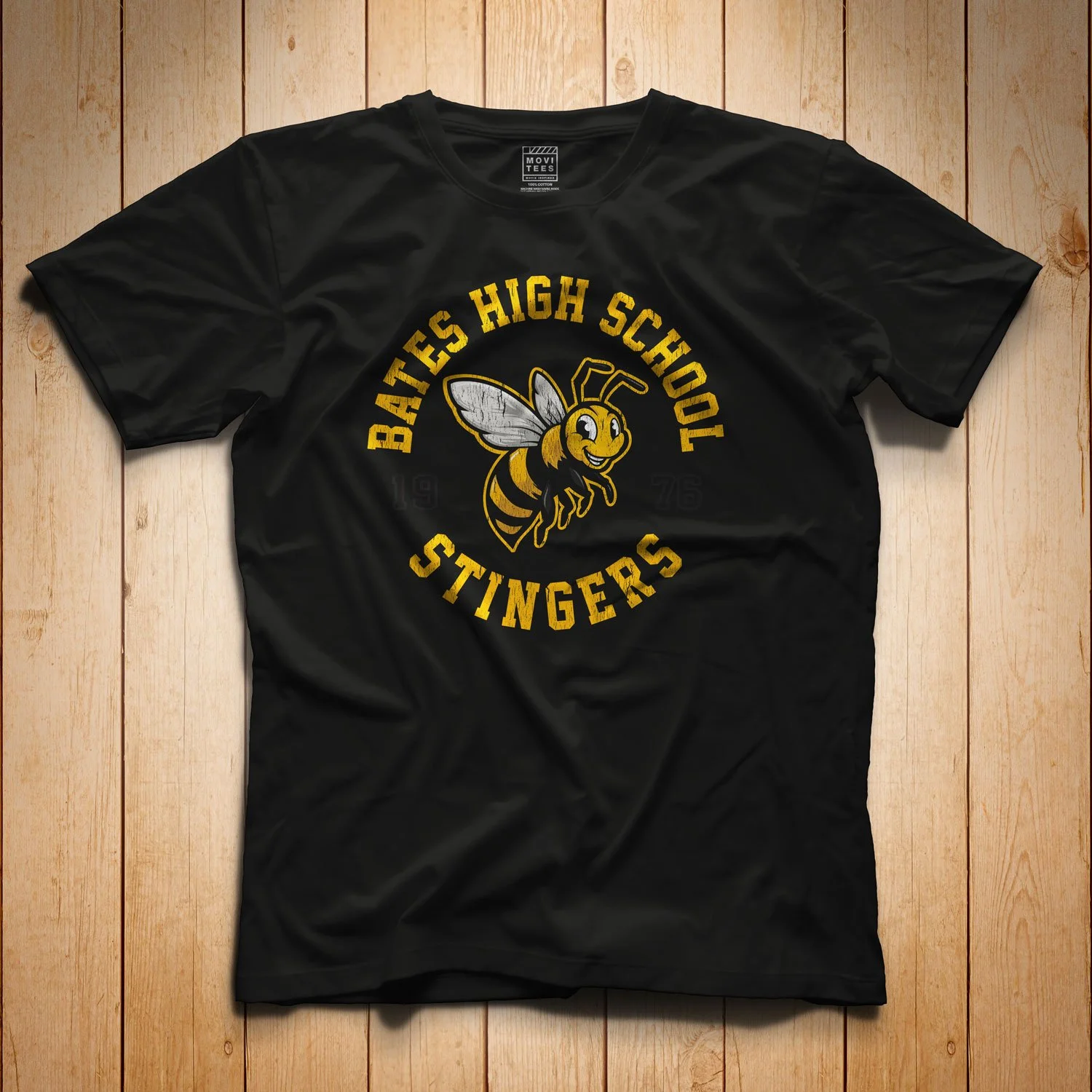 Bates High School Stingers T-Shirt in Black. Get your "Carrie"- inspired shirt in sizes S to 5XL, starting at just $21.49 with free shipping.