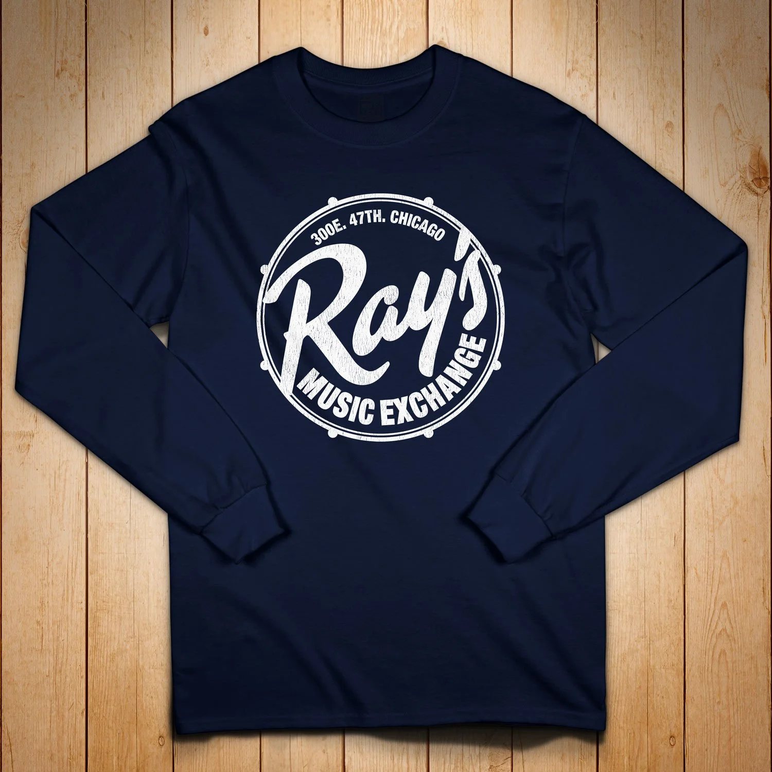Ray’s Music Exchange T-Shirt inspired by The Blues Brothers - Long Sleeve Shirts
