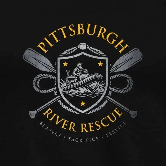 Pittsburgh River Rescue T-Shirt inspired by Striking Distance - Regular T-Shirt
