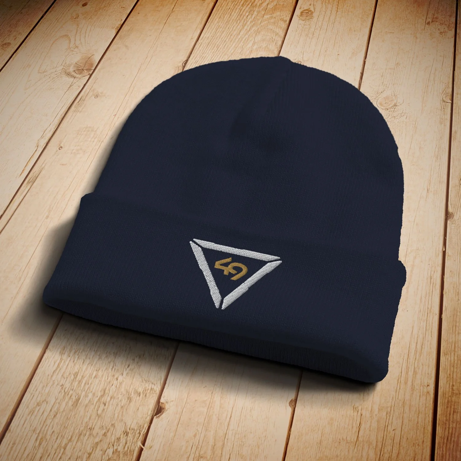 Tech 49 Beanie in Navy Blue. Get your "Oblivion"-inspired cuffed beanie for just $24.99, with free shipping.