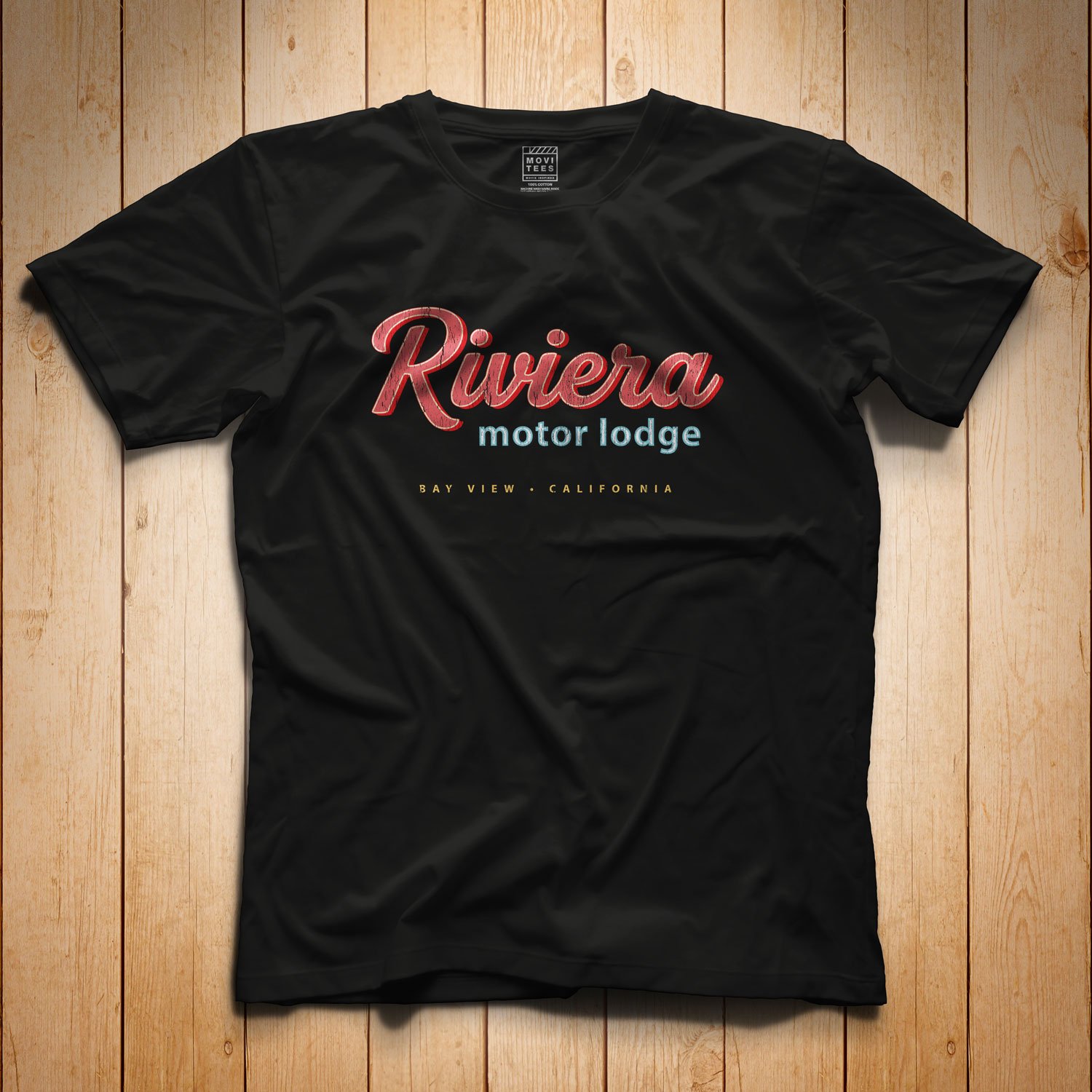 Riviera Motor Lodge T-Shirt in Black. Get your "Raising Cain"- inspired shirt in sizes S to 5XL, starting at just $21.49 with free shipping.