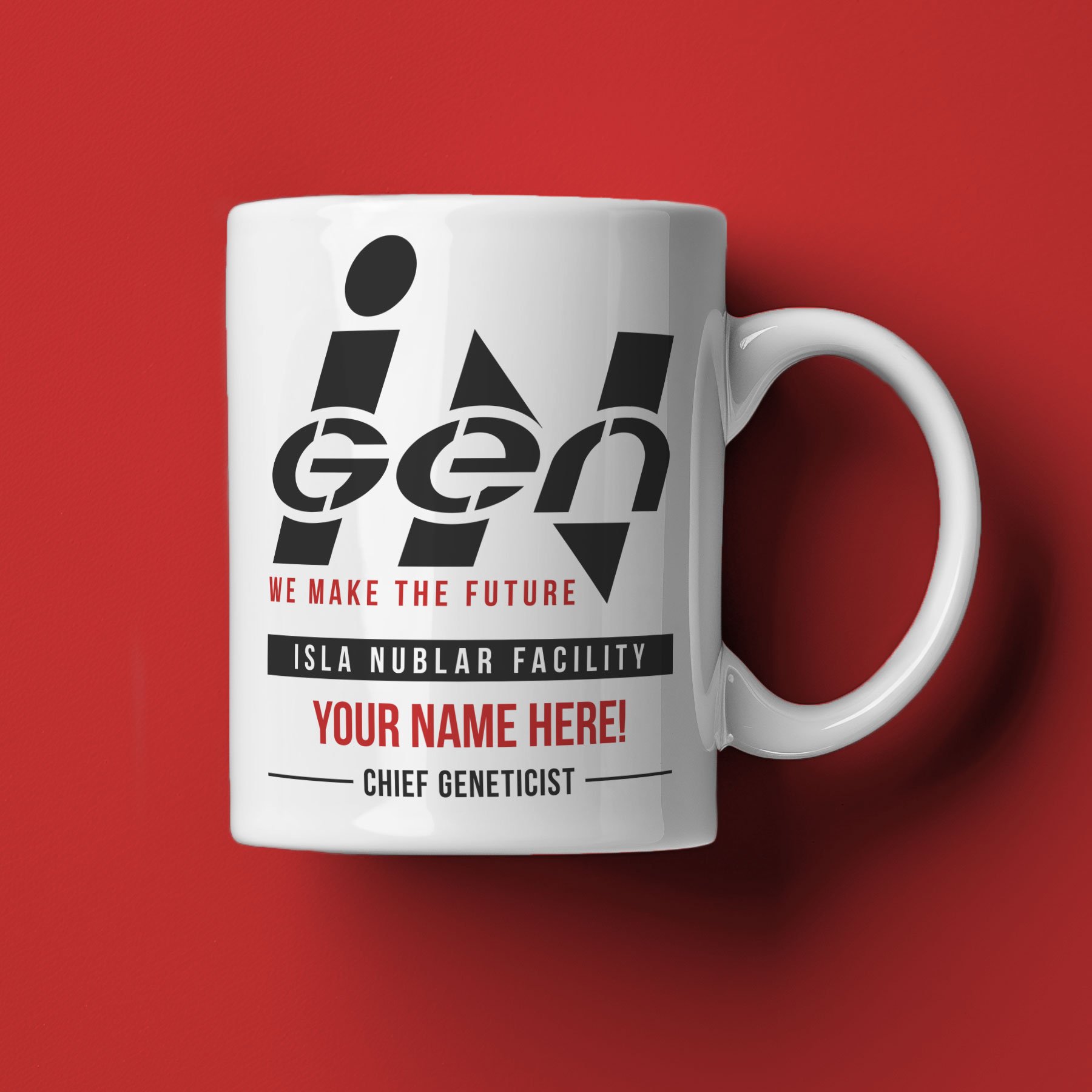 Personalized InGen Mug inspired by Jurassic Park - Mugs