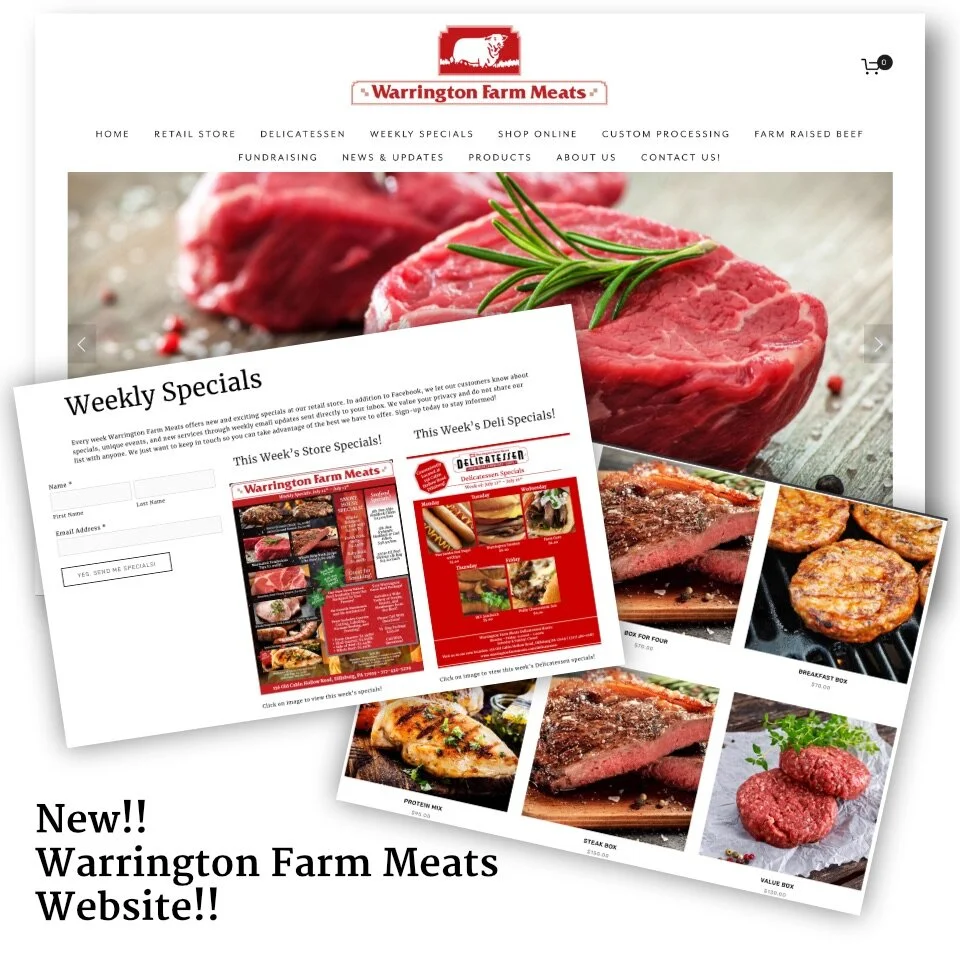 New Warrington Farm Meats Website!