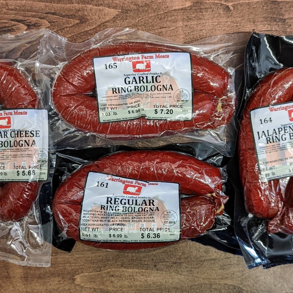 Ring Bologna — Warrington Farm Meats