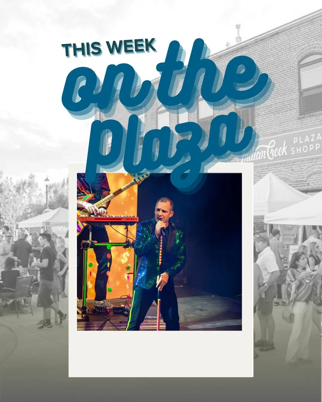 Tuesdays on the Creek summer concert series is back! 
From 6-9 PM, Casio Dreams opens up the season for a night full of 80's flashbacks that'll have you singing along and dancing with your favorite people. See what bands are coming this season. 

Als
