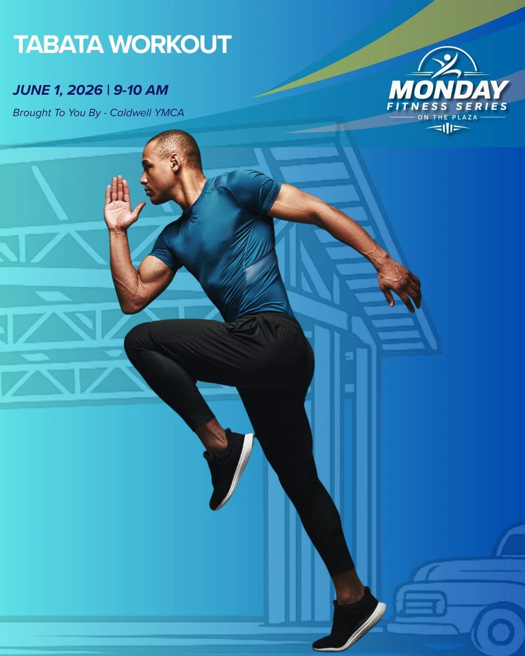 Monday Fitness begins next week! Come on down to the Plaza from 9-10 AM, Monday June 1, 2026 for a Tabata HIIT workout with @tvfamilyymca

What's a Tabata HIIT workout? So glad you asked! Expect fast intervals, big energy, and a workout that meets yo