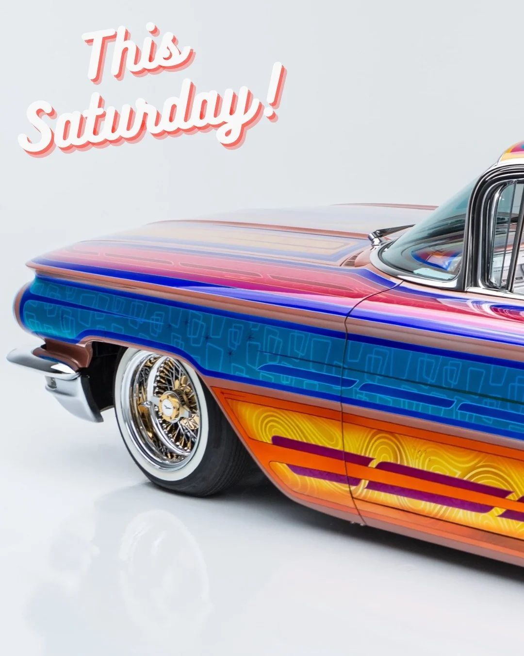 Chrome catching the sun
Paint laid down with precision
Lines sharp enough to cut

Every custom ride has a story to tell and this car show is the best place for them to tell it.

Join us with @kustom.color this Saturday, June 13 from 11 AM &ndash; 5 P