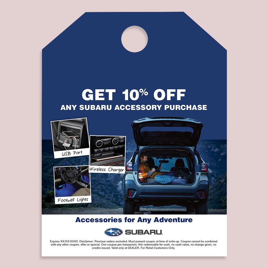 Subaru Accessories Campaign