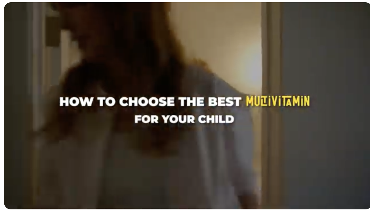 Maryruth Organics - How to Choose the perfect multivitamin for your child (Explainer Video)