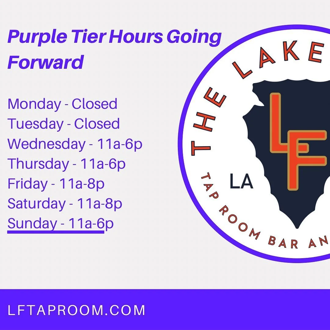 These are our hours until things change. Thank you all for your support and stay tuned for better news!