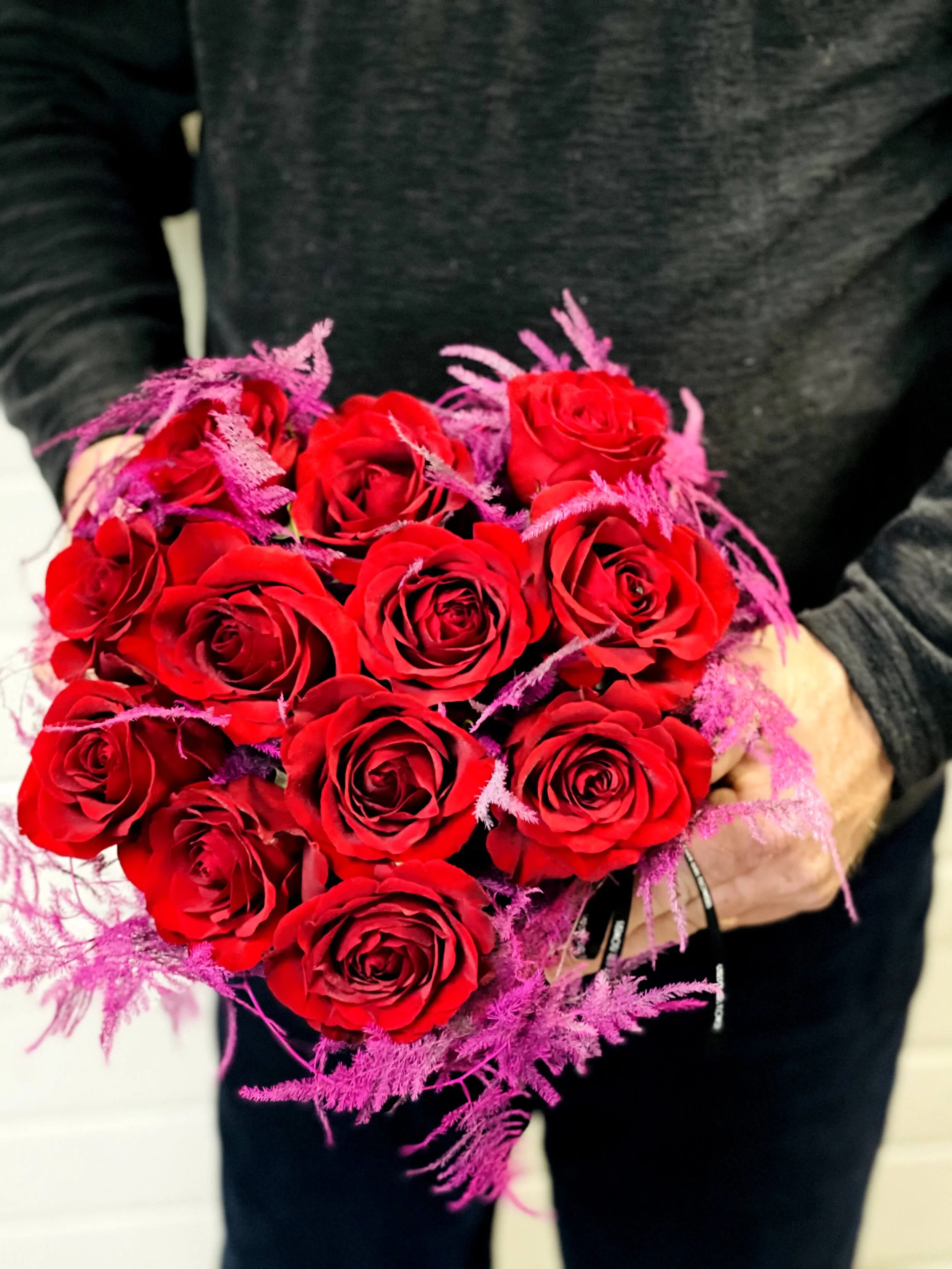 Red Rose Heart Box Garden Girl Flowers Eugene Flower Delivery