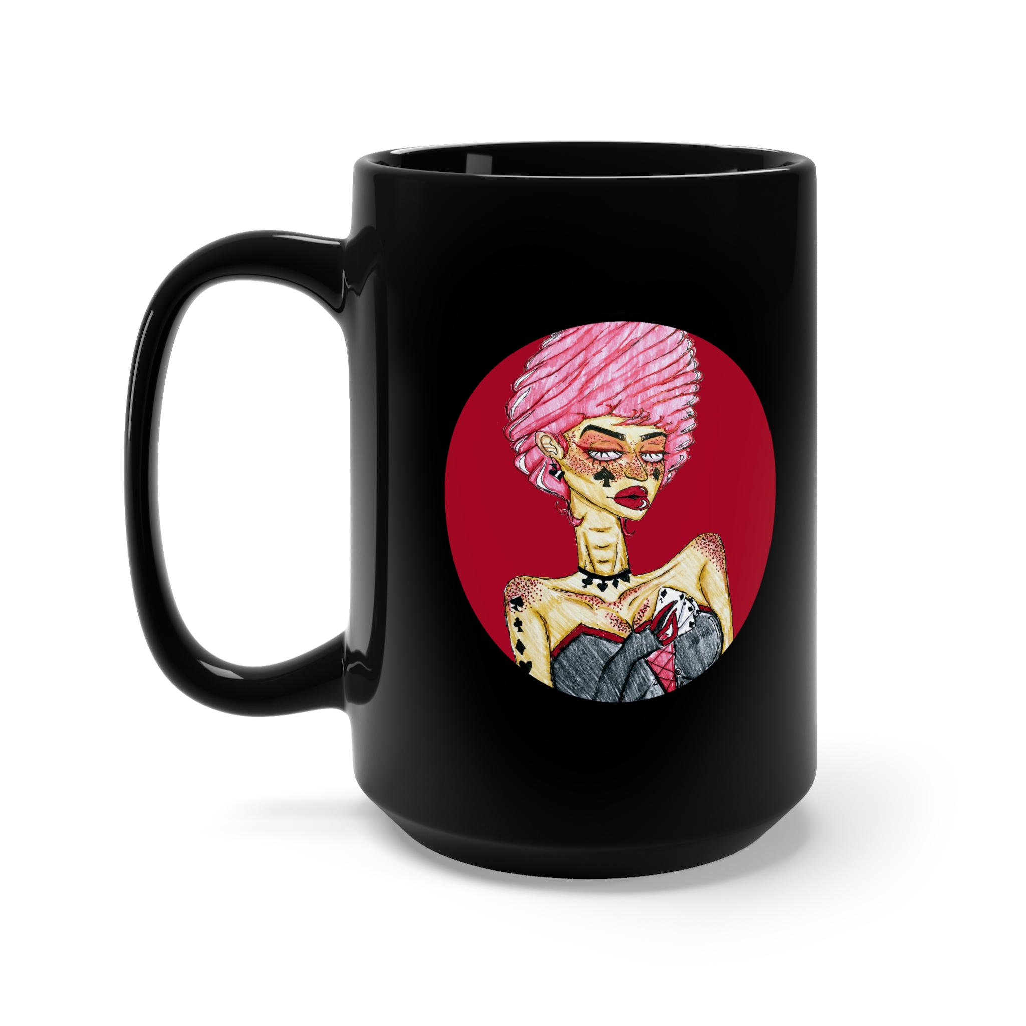 15 oz Mug - "Cards"