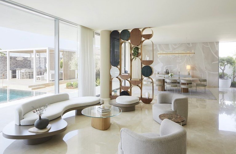 This stunning project by @grounded.design featuring all furniture pieces from @thelineconcept