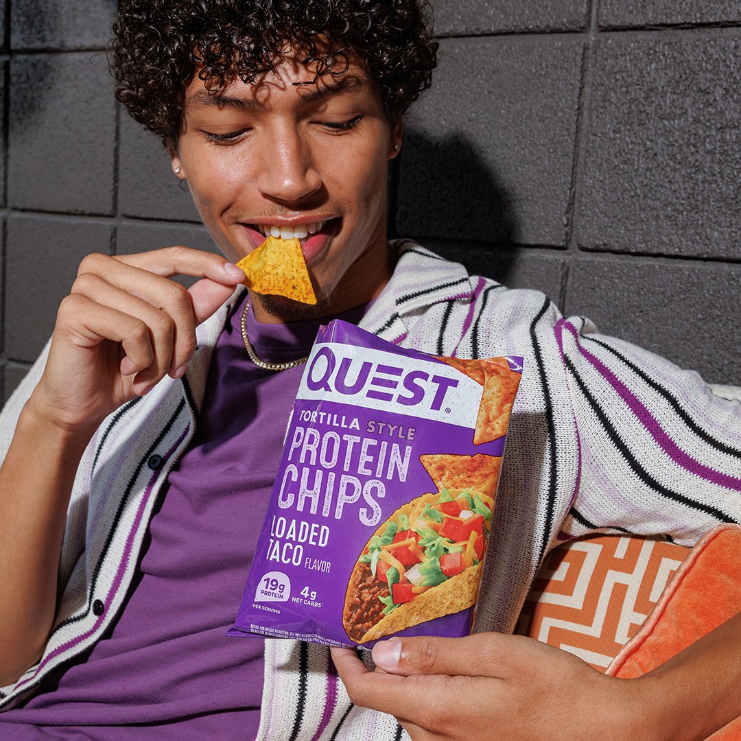15175_QN_USA_Photo_Lifestyle_Protein Chips_Tortilla_LT_Jaiden Anthony_1080x1080_240910_IF_SimplyGoodFoods_QuestLoadedTacoTortillaProteinChips_JaidenAnthony_2021-Enhanced-NR.jpg
