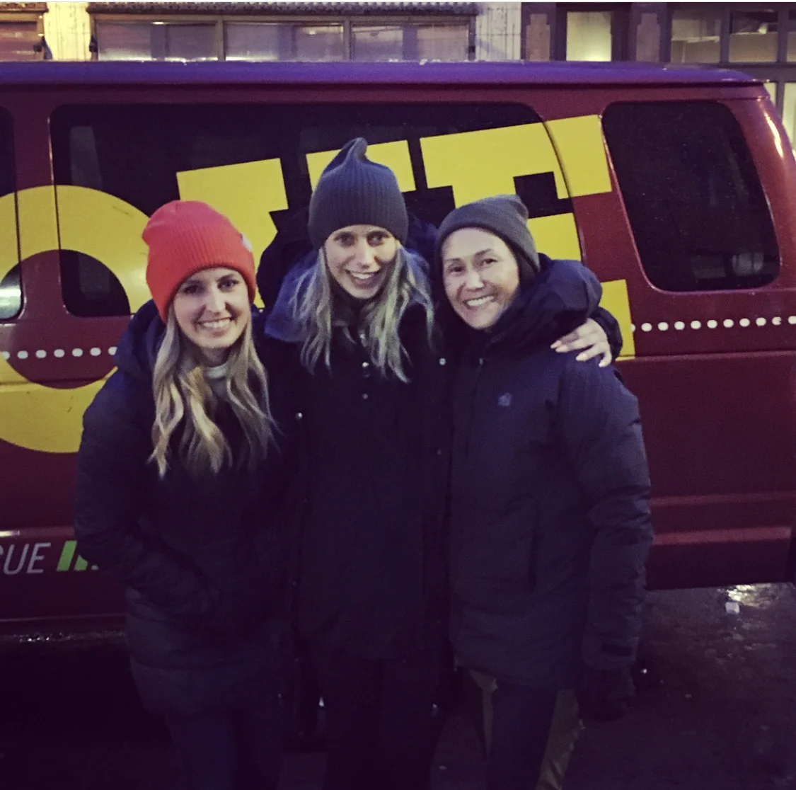 Erika, Dani and myself on Search &amp; Rescue