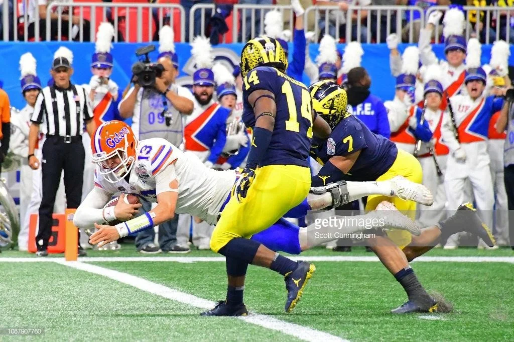 NCAAF: DEC 29 Chick-fil-A Peach Bowl - Florida v Michigan  (Photo by Scott Cunningham/Getty Images)
