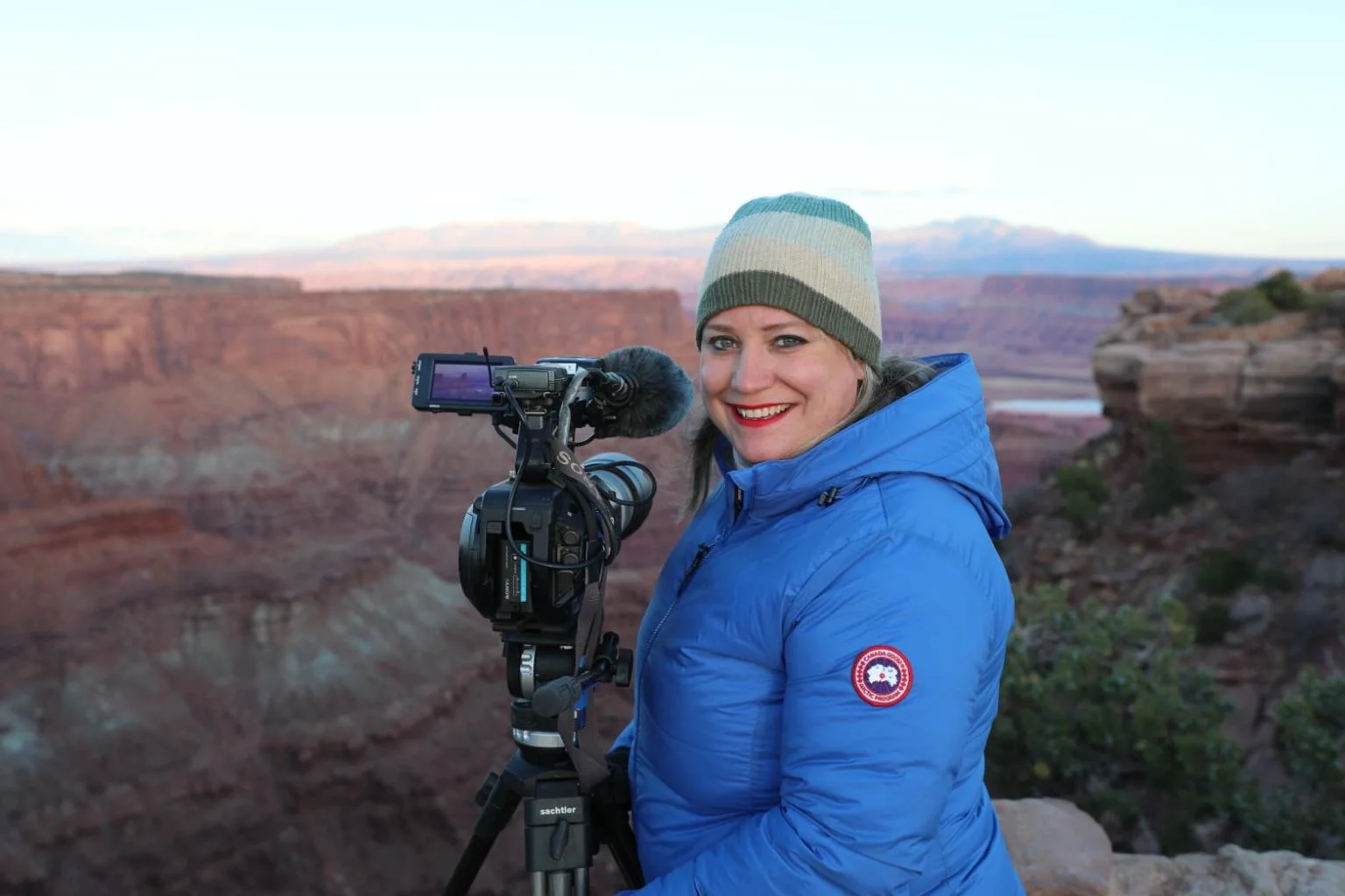 Brandy Yanchyk spent five days filming in UTAH for "Seeing the USA"