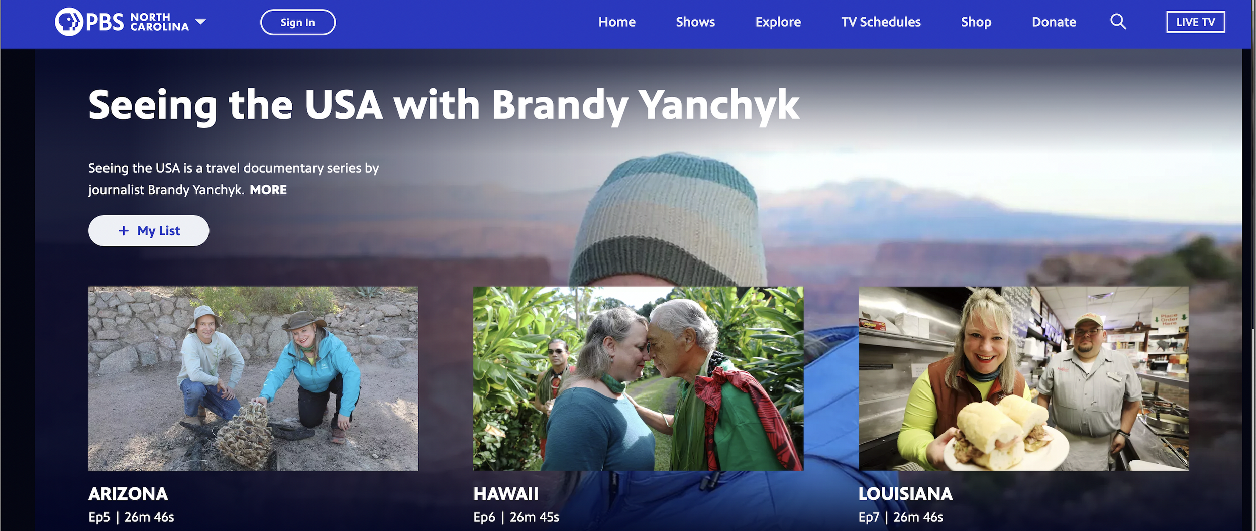 My series are now on the PBS Video App!