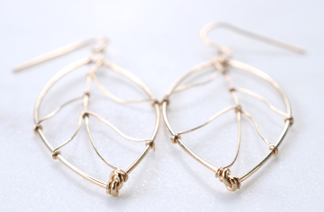 GOLD LEAF EARRINGS