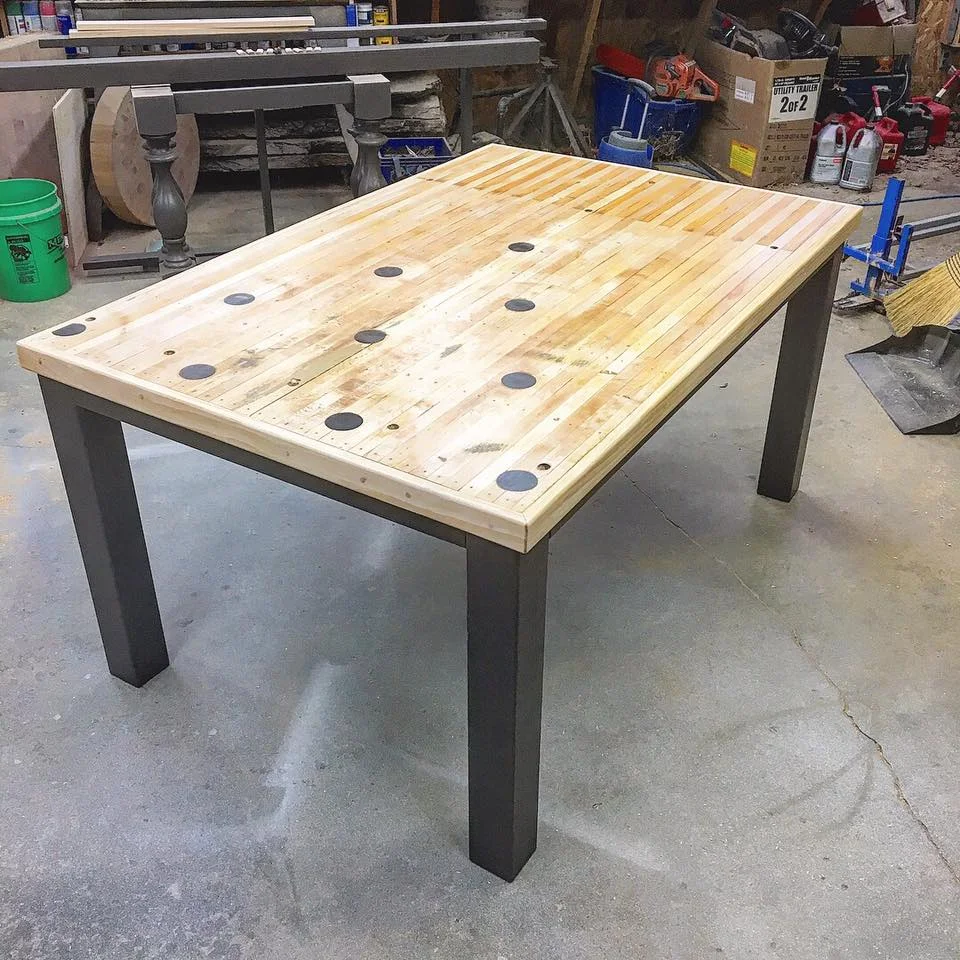 repurposed bowling lane table.jpg