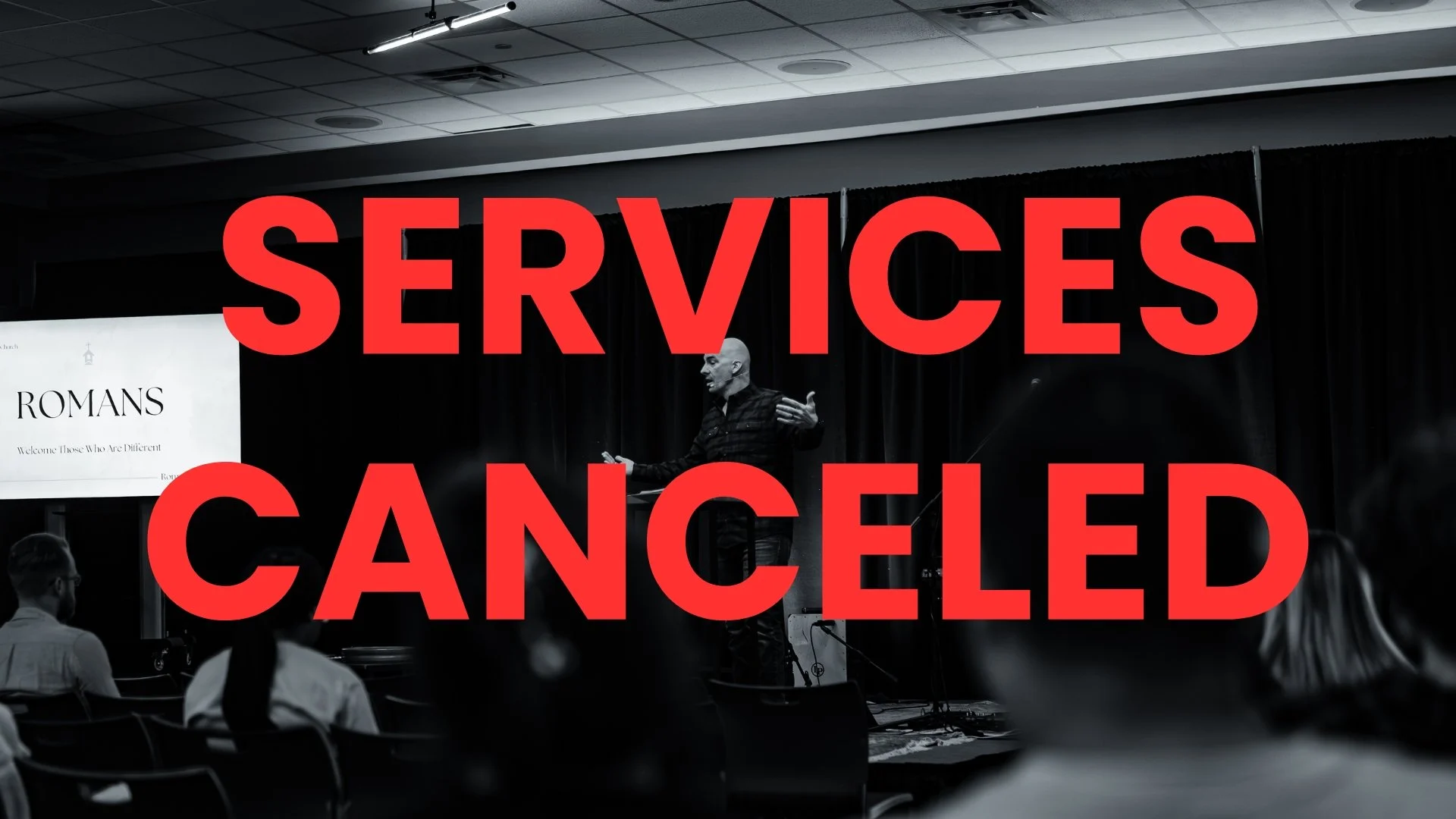 No Church Service! Winter Storm