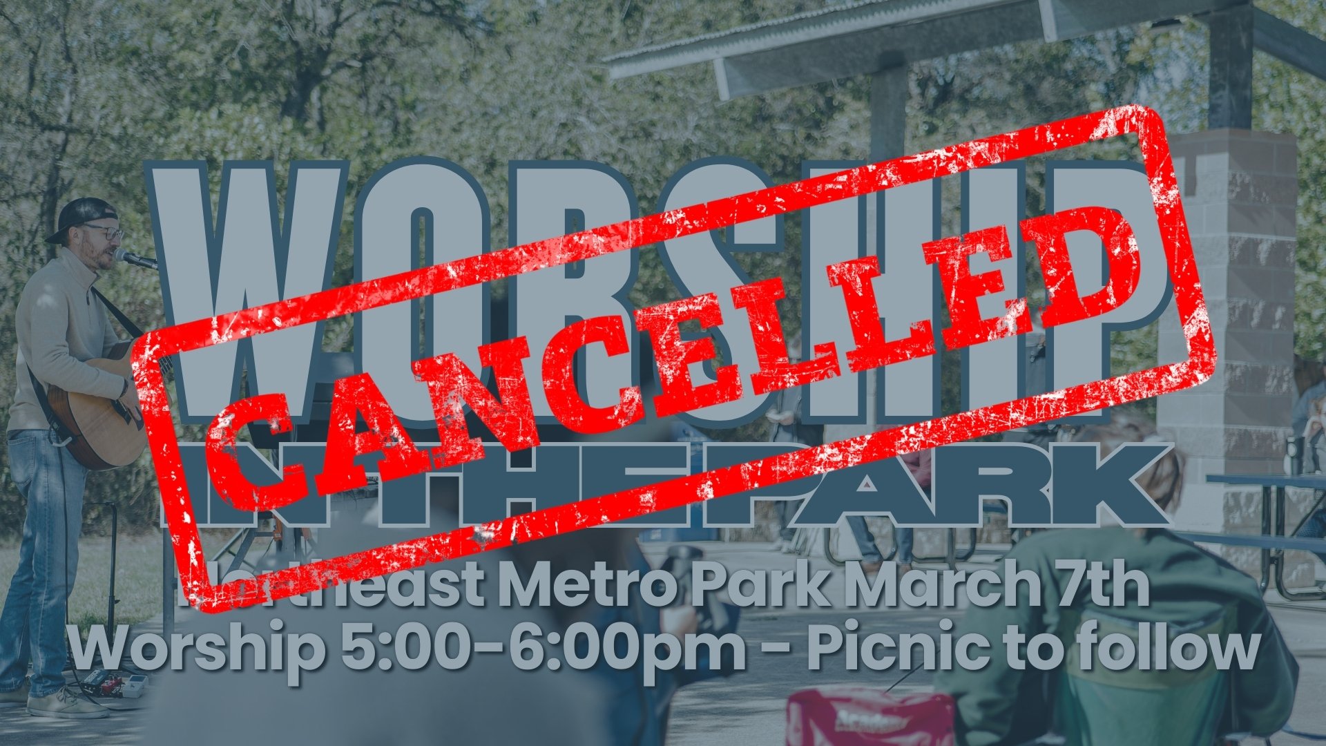 Worship in the Park (on a Saturday!)