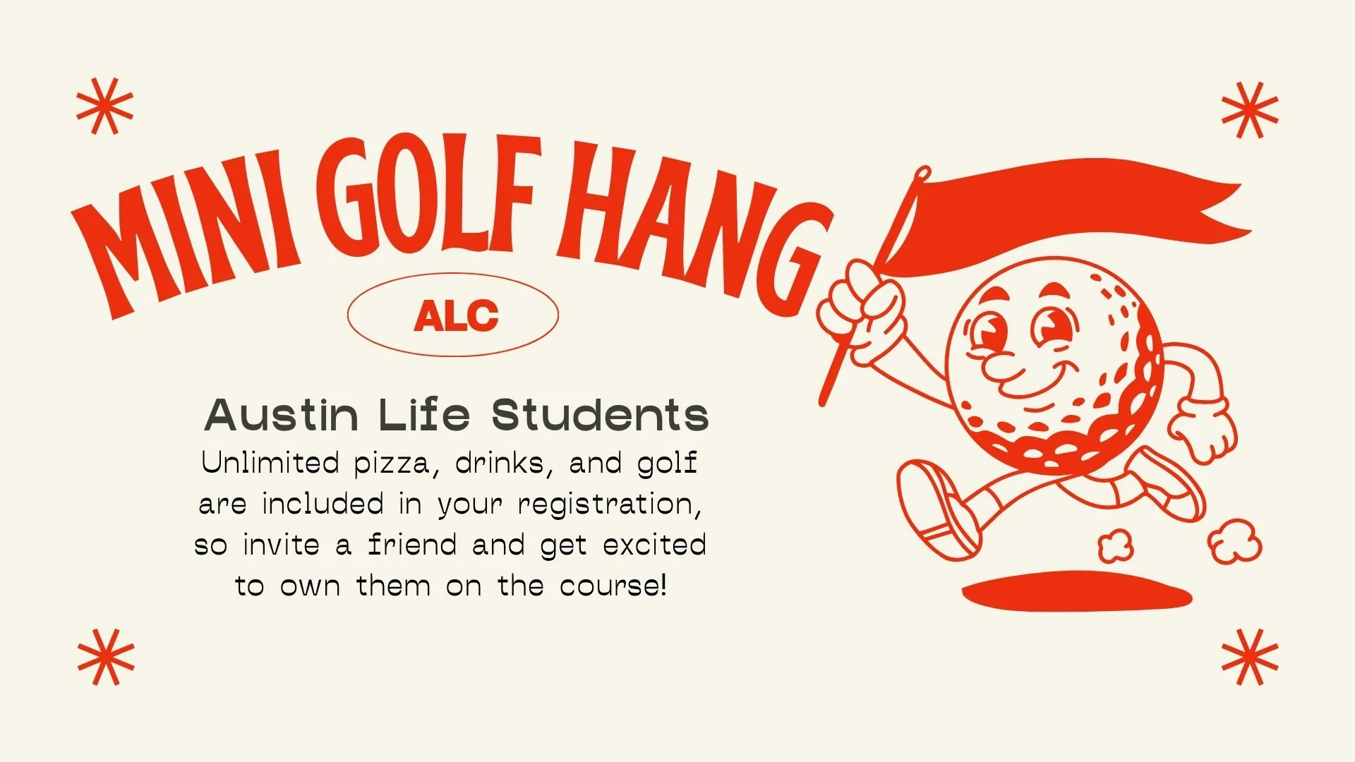 Mini Golf Student Hang