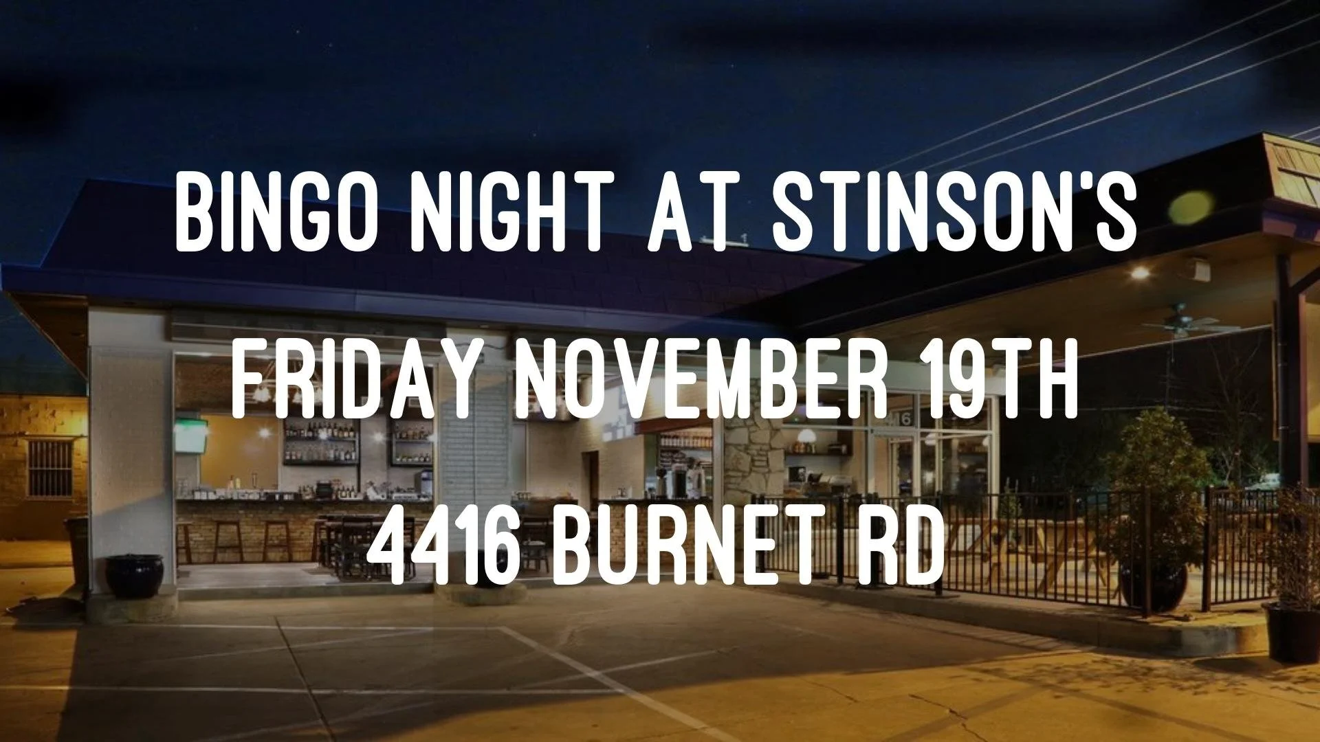 Bingo Night - All Community Groups Gathering