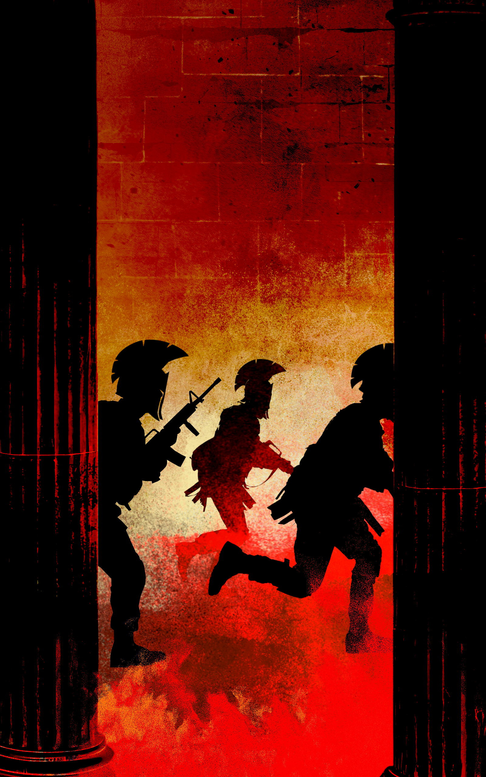 Operation Odyssey book cover by Sean Corbin, sci-fi heist novel set during the Trojan War