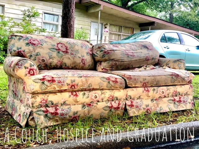 A Couch, A Hospice Bed and Graduation Day