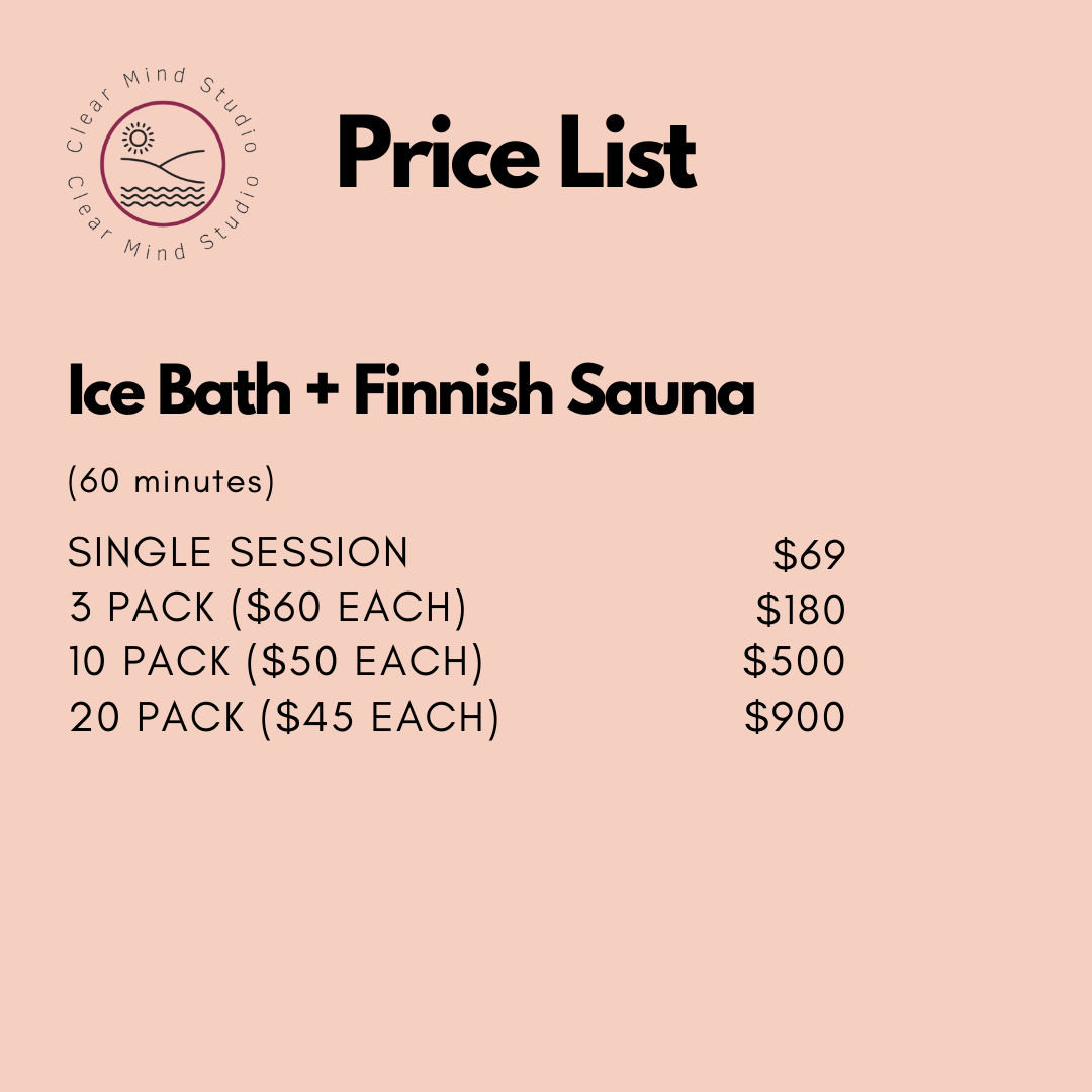 Finnish Sauna and Ice Bath Contrast Therapy