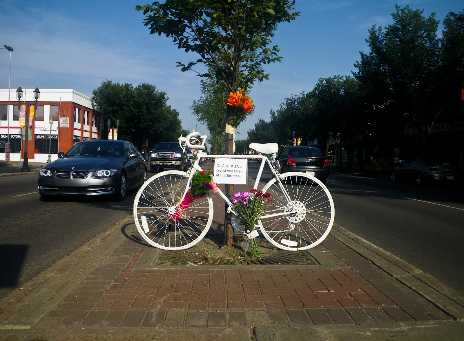 Cyclist death