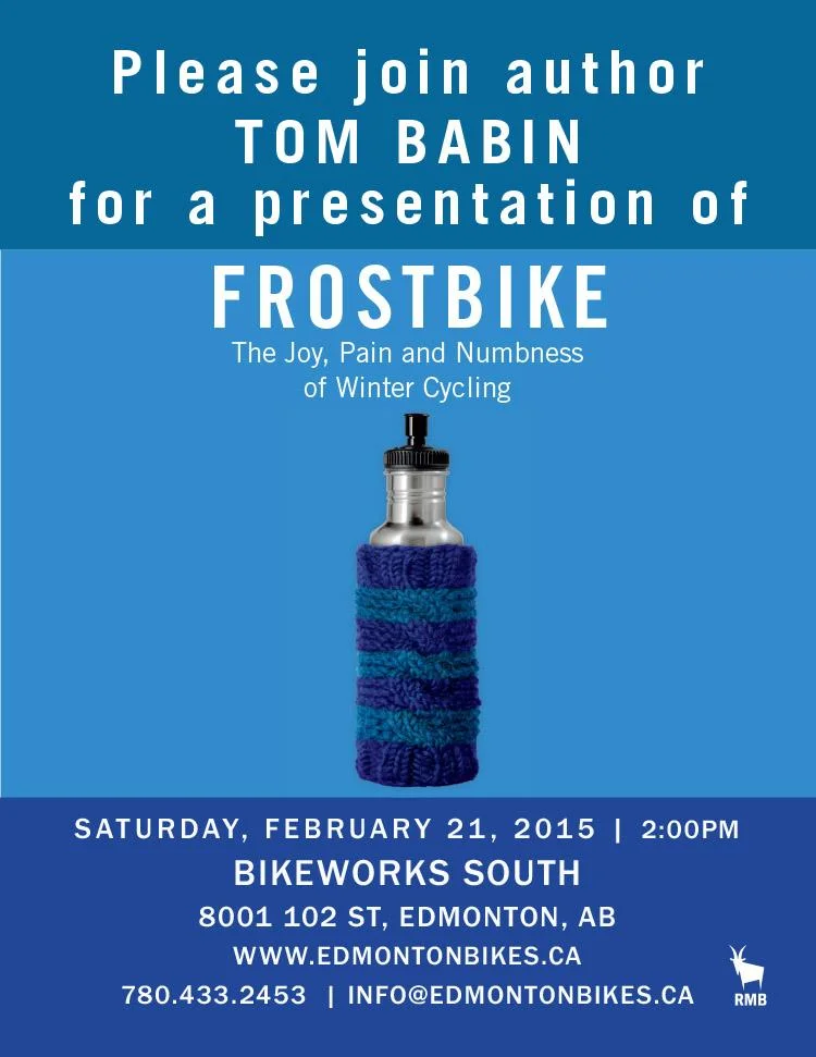 Winter cycling presentation with Tom Babin, author of Frostbike