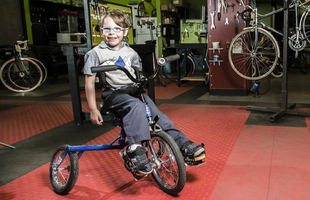 Would you help a child find her first bicycle?