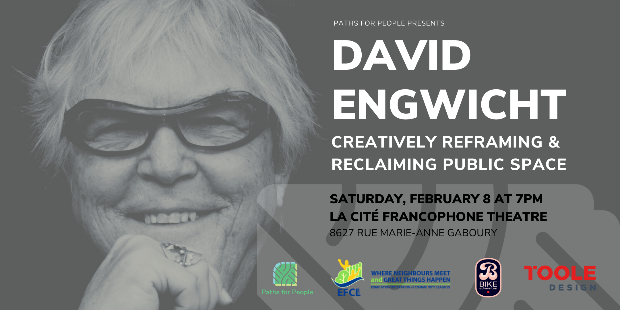 Reimagining Edmonton's streets on the cheap, talk by David Engwicht