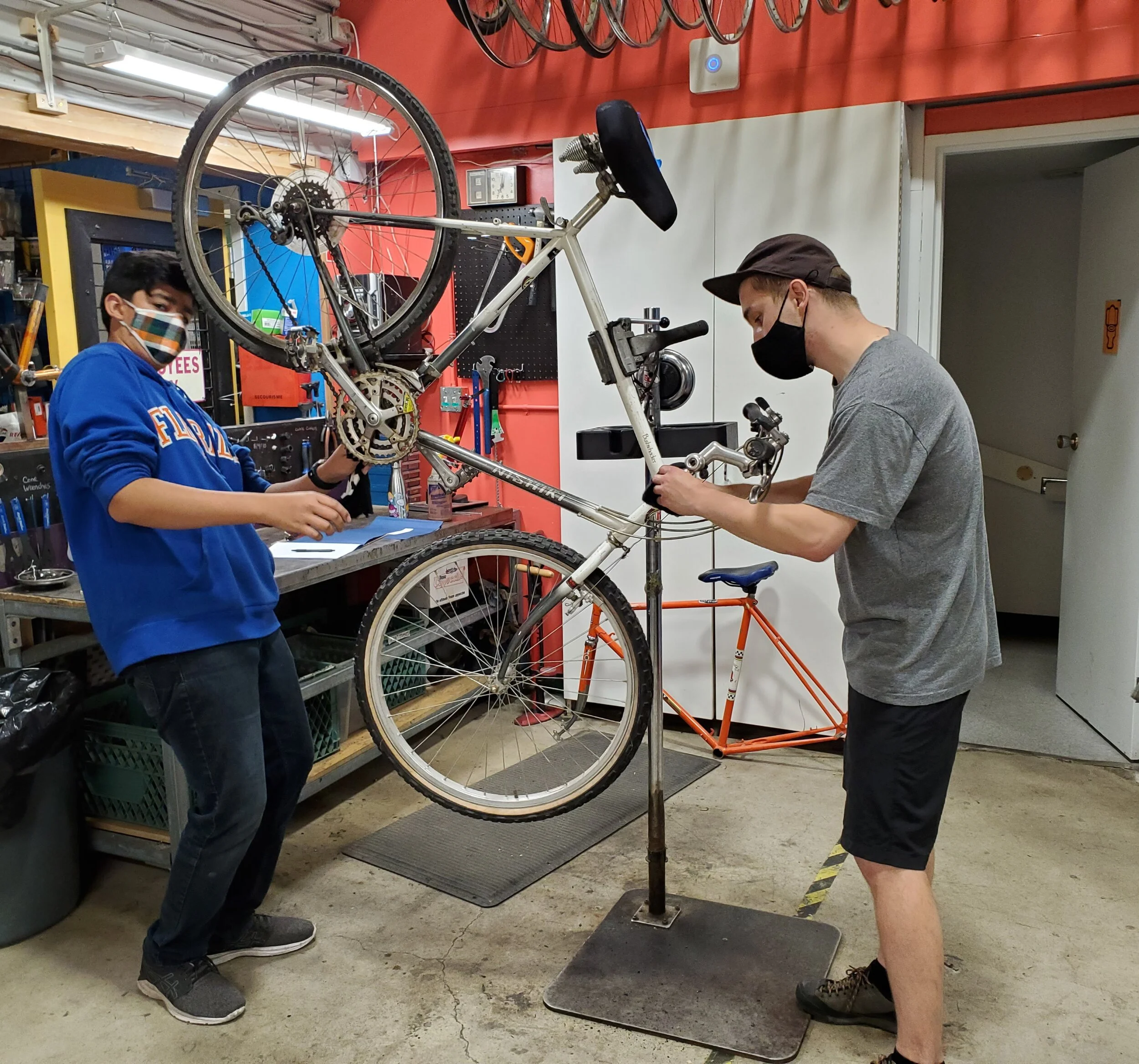 Free youth earn-a-bike program the Spoke, starts Wednesday October 28th, 2020