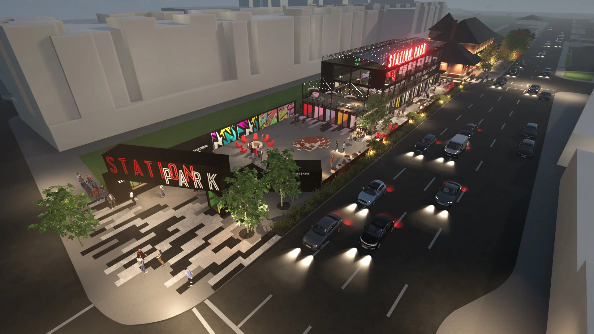 Gateway Boulevard Reconstruction and Station Flats