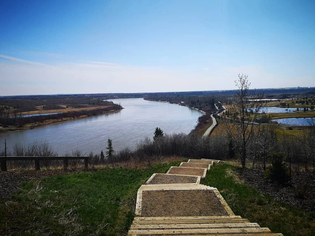 Northeast trails and Edmonton-Strathcona Footbridge