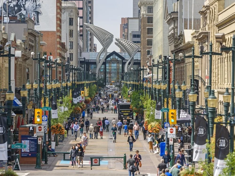 Calgary's Stephen Avenue